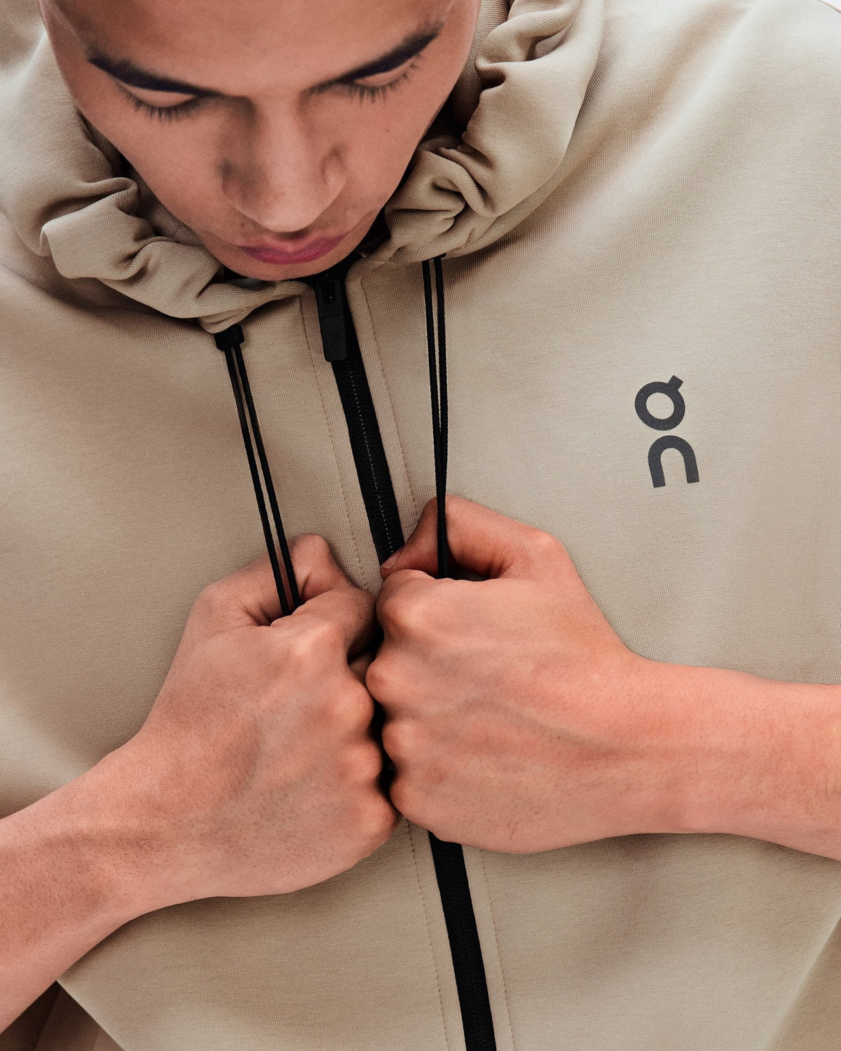 Focus Tech Zip Hoodie Uomo