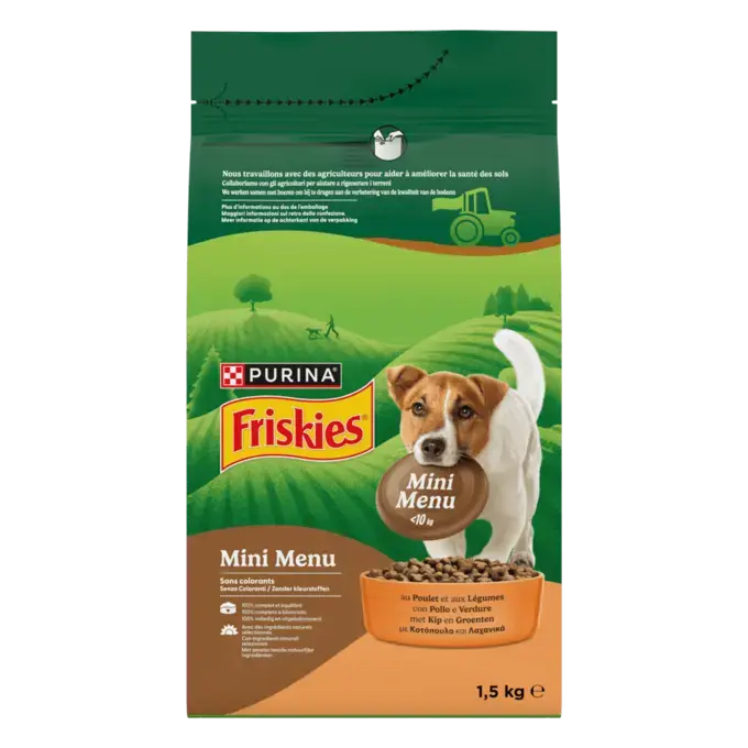 Friskies® Mini Menu Pollo - Crocchette per cane piccolo