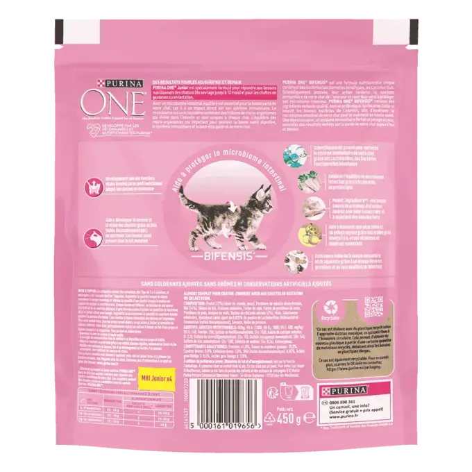 Purina® ONE® - Crocchette Junior per Gattino da 1 a 12 mesi al Pollo