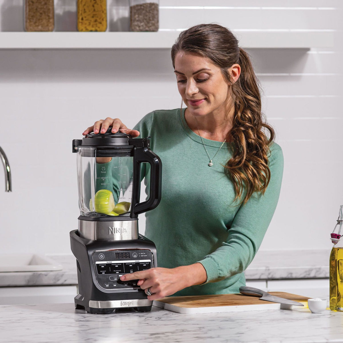 Frullatore riscaldante Ninja Foodi 2 in 1 HB150EU- Bicchiere in vetro Thermoresist - 1.7L