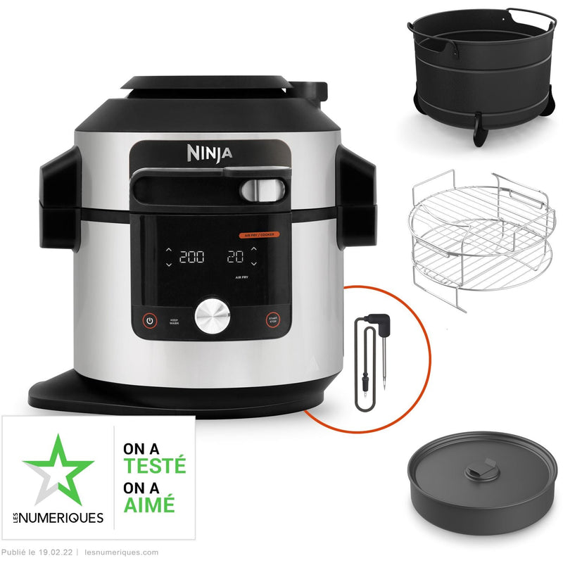 Multicooker Ninja Foodi Max OL750EU grigio/nero 7,5 L, 14 modalità di cottura incluso air fryer