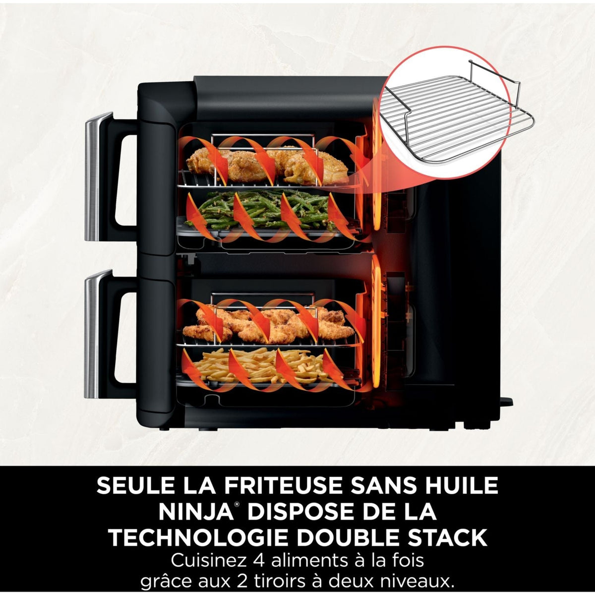 Friggitrice ad aria Ninja Double Stack 7,6 L SL300EU