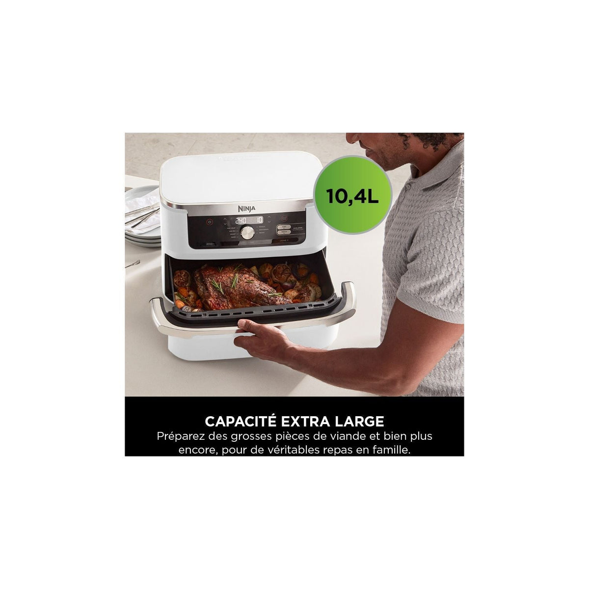 Friggitrice ad aria Ninja Foodi FlexDrawer 10,4 L AF500EU