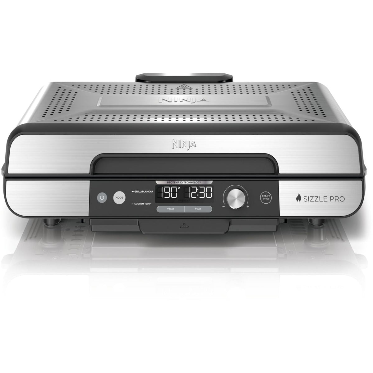 Piastra elettrica Ninja GX101EU grigio grill/piastra da internoXL da tavolo, 47x24.7 cm