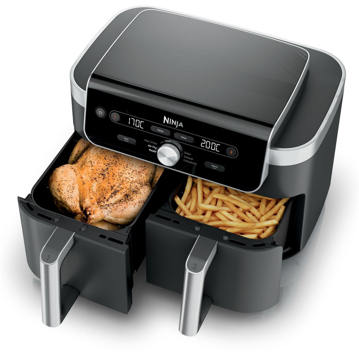 Friggitrice ad aria Ninja Foodi Dual Air Fryer 9.5L DZ901EUI
