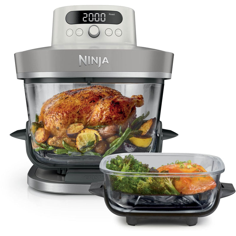 Friggitrice ad aria Ninja CRISPi PRO 7 in 1 AS101EU – 2 contenitori in vetro 5,7 L + 2,3 L