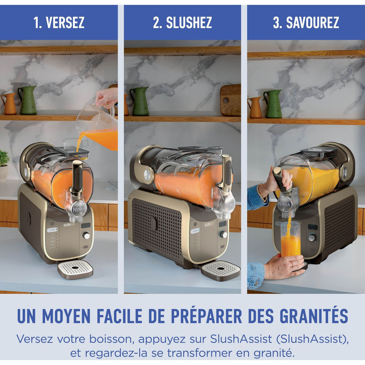 Macchina per granite Ninja SLUSHi MAX FS605EU – 4,4 L, 5 programmi