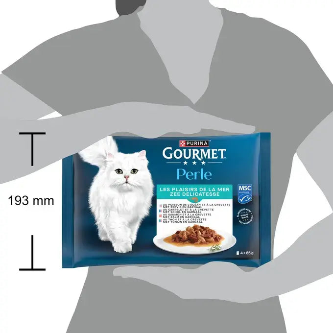 GOURMET™ PERLE I Piaceri del Mare - Bustine per gatto