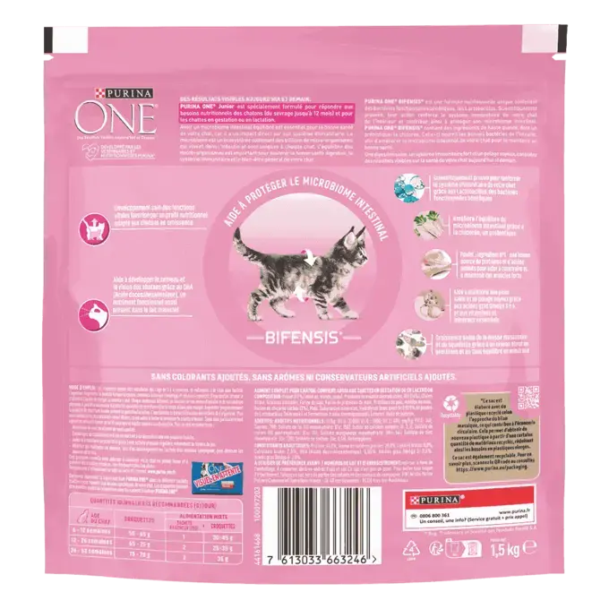 Purina® ONE® - Crocchette Junior per Gattino da 1 a 12 mesi al Pollo