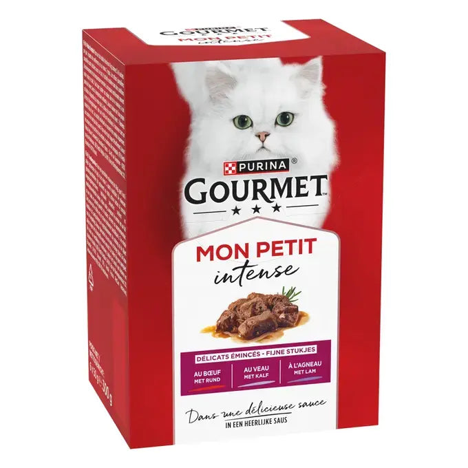 GOURMET™ Mon Petit Intense Selezione di Carne (Manzo, Agnello e Vitello)