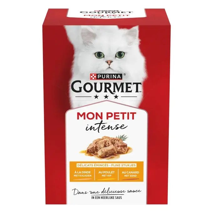 GOURMET™ Mon Petit Intense Selezione di Pollame (Tacchino, Anatra e Pollo)