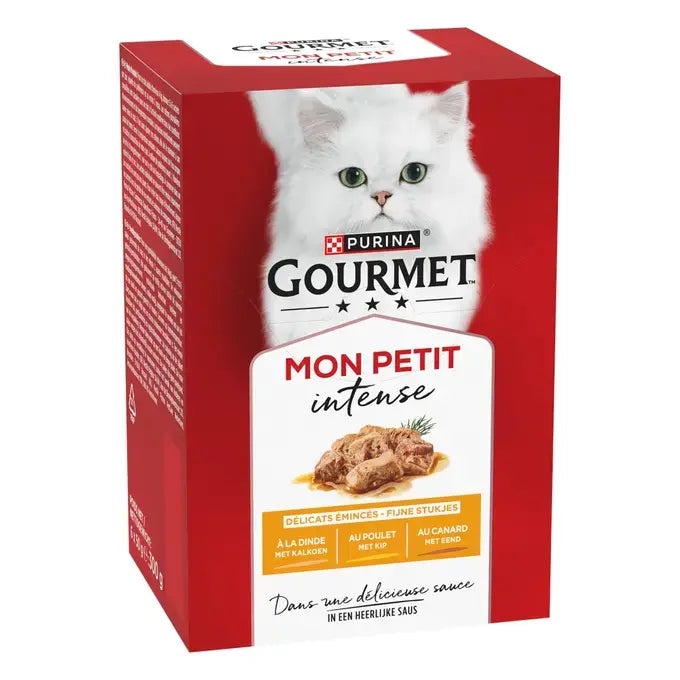 GOURMET™ Mon Petit Intense Selezione di Pollame (Tacchino, Anatra e Pollo)