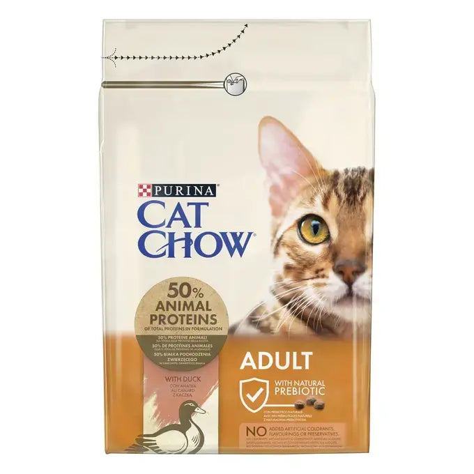 PURINA® CAT CHOW® – Crocchette per gatti adulti ricche di Anatra
