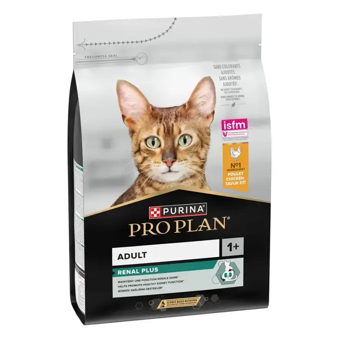 Purina® Pro Plan® Adult RENAL PLUS, Ricco di Pollo - Crocchette per Gatto che aiutano a mantenere una buona salute renale