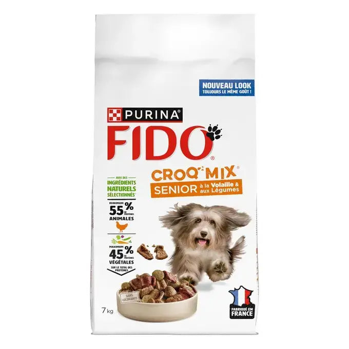FIDO® CROQ’ MIX® Adulto al Pollo & con Verdure - Crocchette per Cane