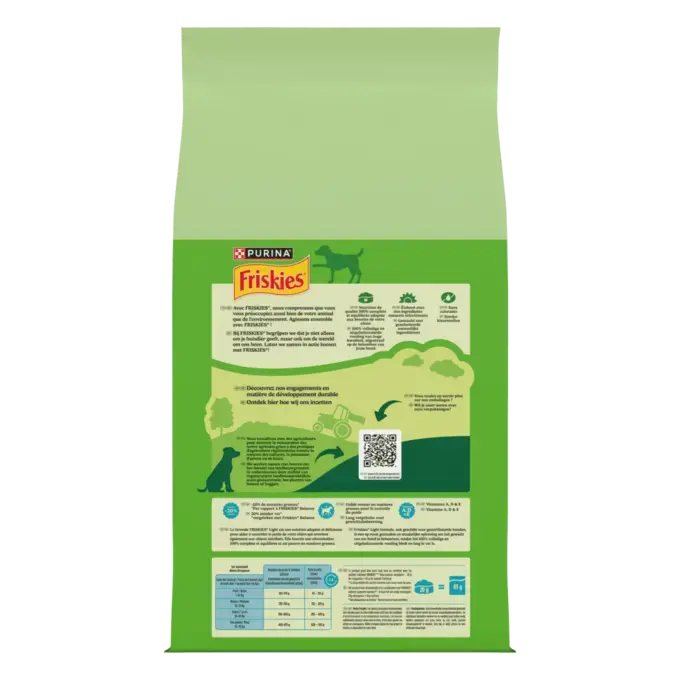Friskies® Light - Crocchette leggere al pollo per cane in sovrappeso