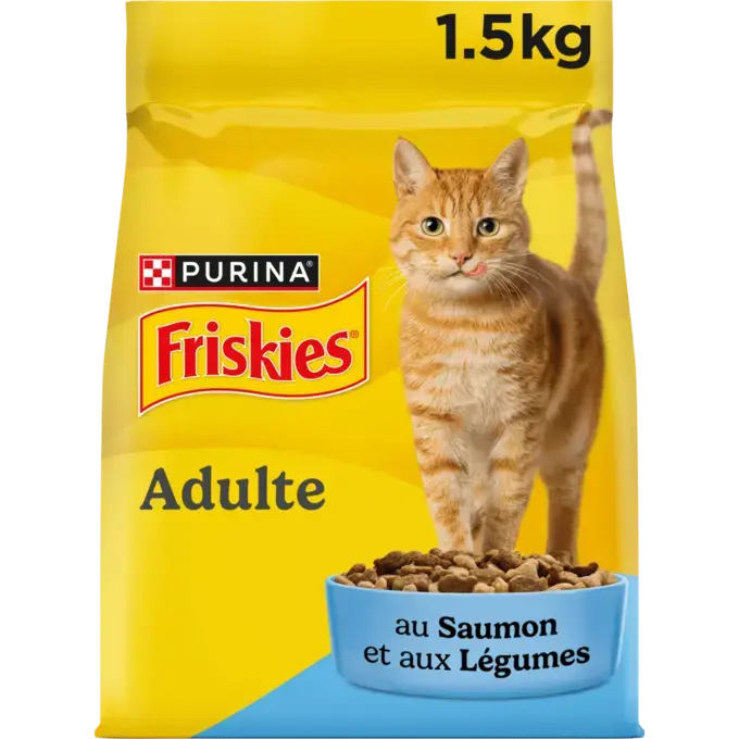 FRISKIES® GATTO ADULTO – Crocchette al Salmone con Verdure