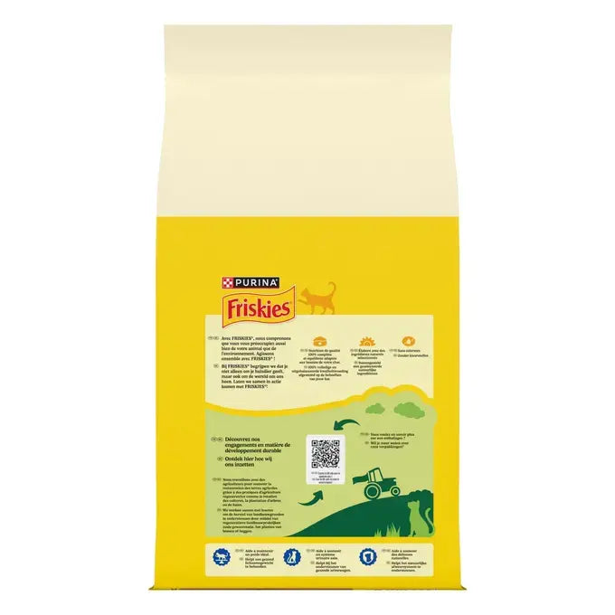 FRISKIES® GATTO STERILIZZATO - Crocchette con un delizioso mix di Pollo e Tacchino con Verdure