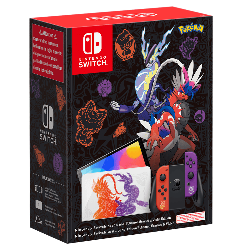Nintendo Switch – Modello OLED Edizione Pokémon Scarlatto e Violetto