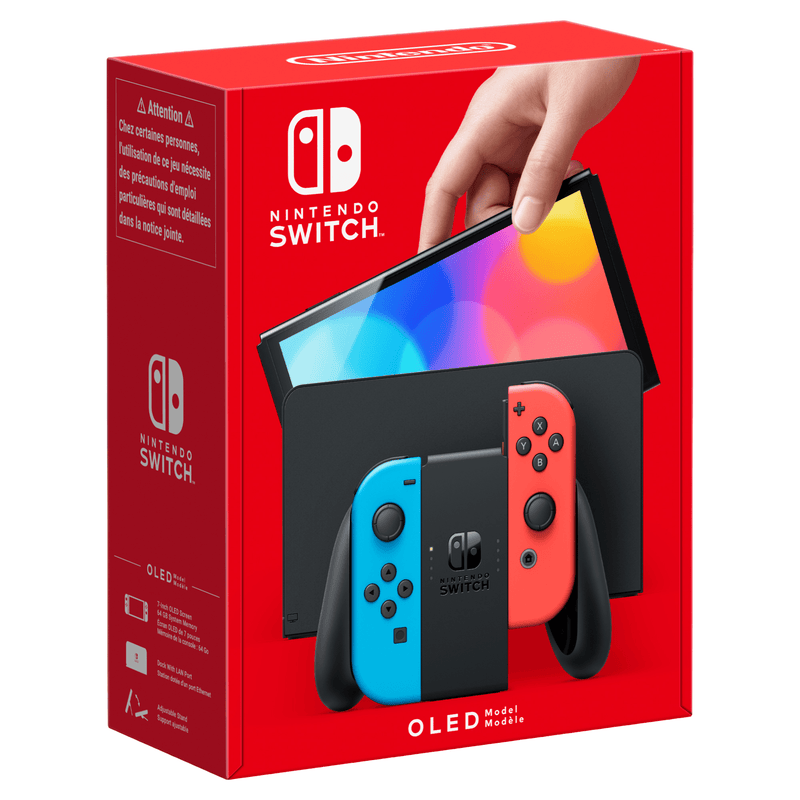 Nintendo Switch – Modello OLED (blu neon/rosso neon)