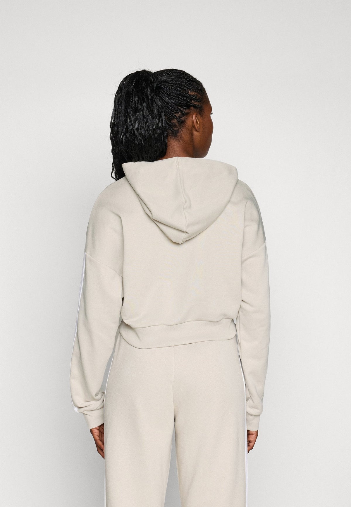 adidas Sportswear Essentials 3 Stripes French Terry Cropped – Felpa con cappuccio Donna