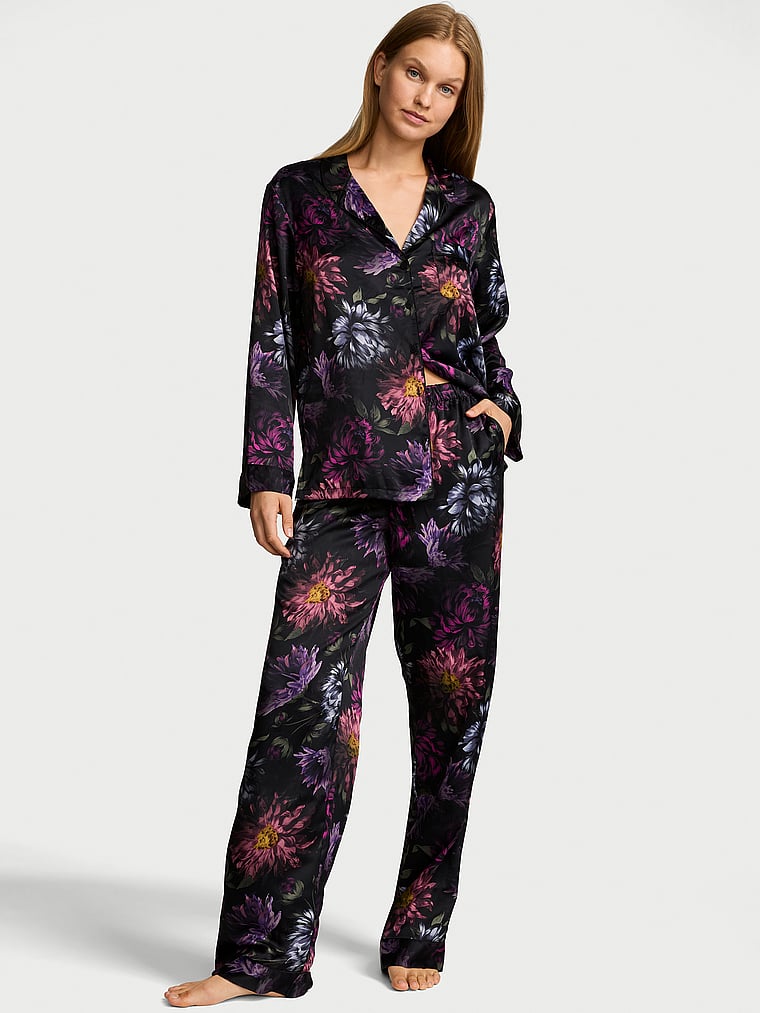 Set pigiama lungo Signature Satin