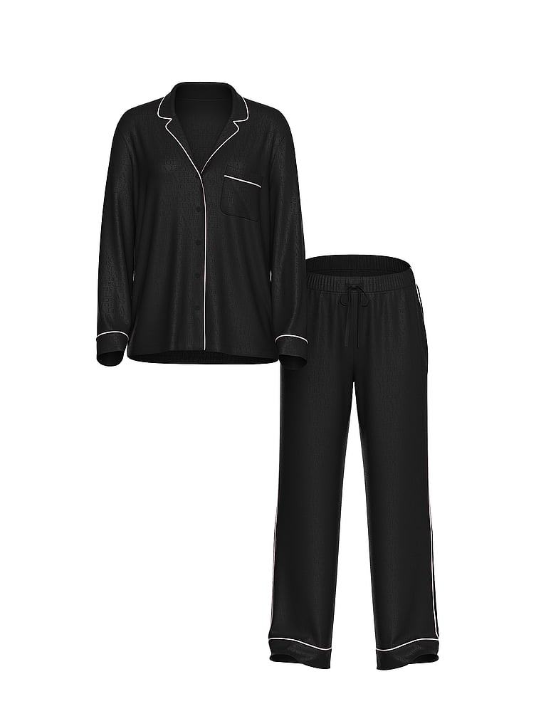 Set pigiama lungo Signature Satin