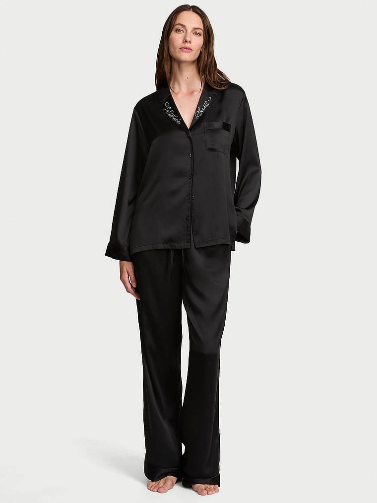 Set pigiama lungo Signature Satin
