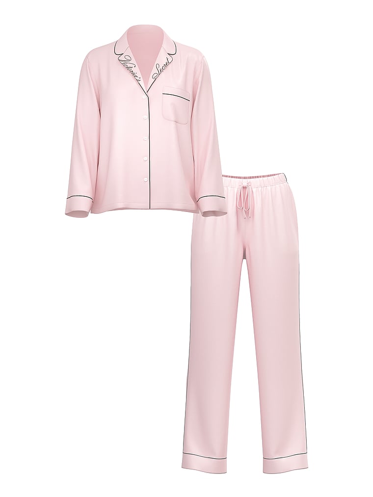 Set pigiama lungo Signature Satin