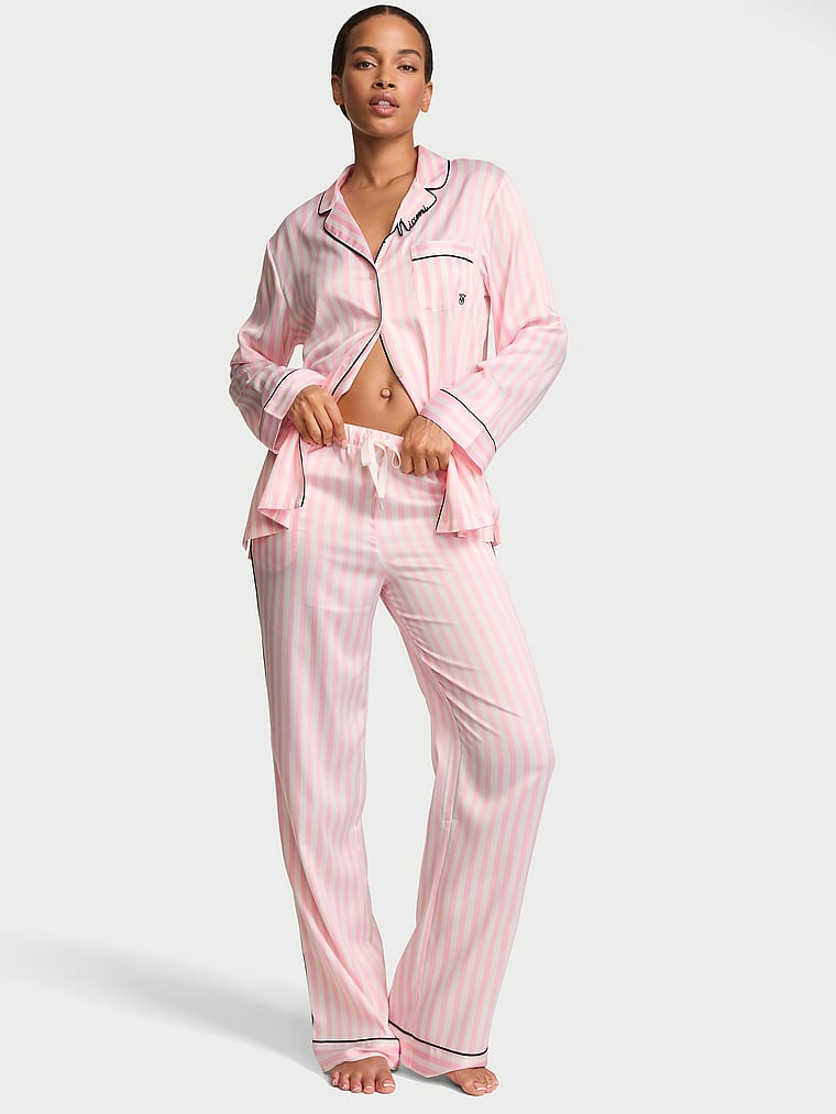 Set pigiama lungo Signature Satin