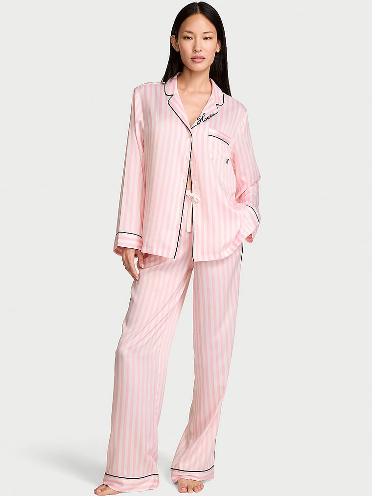 Set pigiama lungo Signature Satin