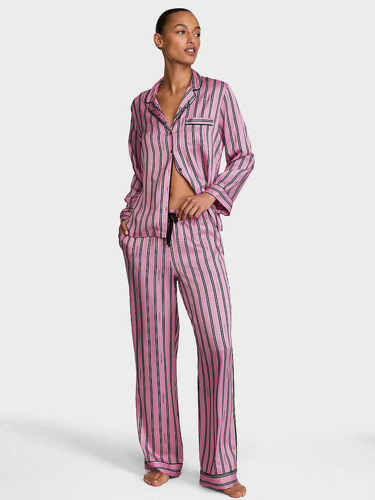 Set pigiama lungo Signature Satin