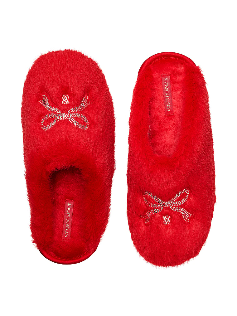 Pantofole chiuse in peluche Luxe