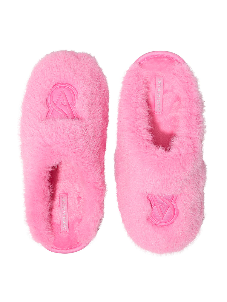 Pantofole chiuse in peluche Luxe