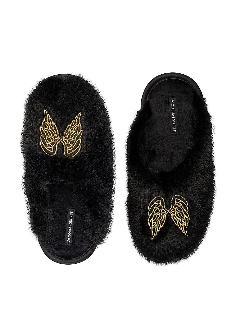 Pantofole chiuse in peluche Luxe