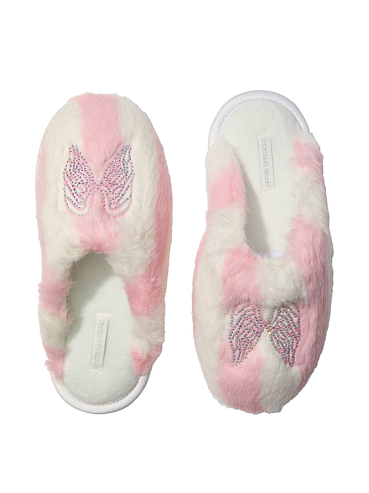 Pantofole chiuse in peluche Luxe