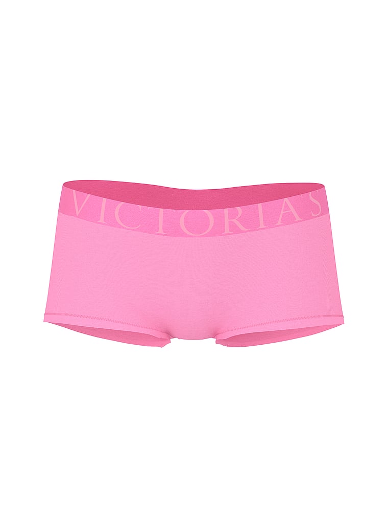 Culotte in cotone con maxi logo
