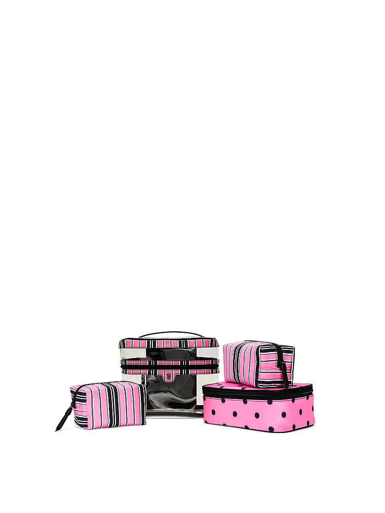 Set 4 pezzi di pochette per il trucco