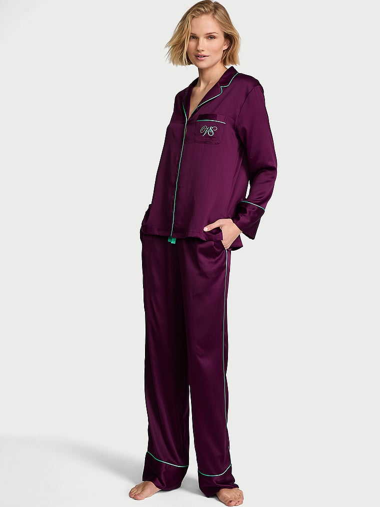 Set pigiama lungo Signature Satin