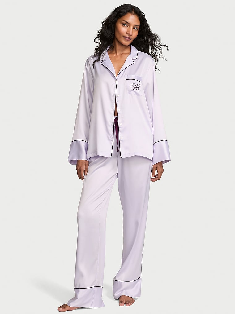 Set pigiama lungo Signature Satin