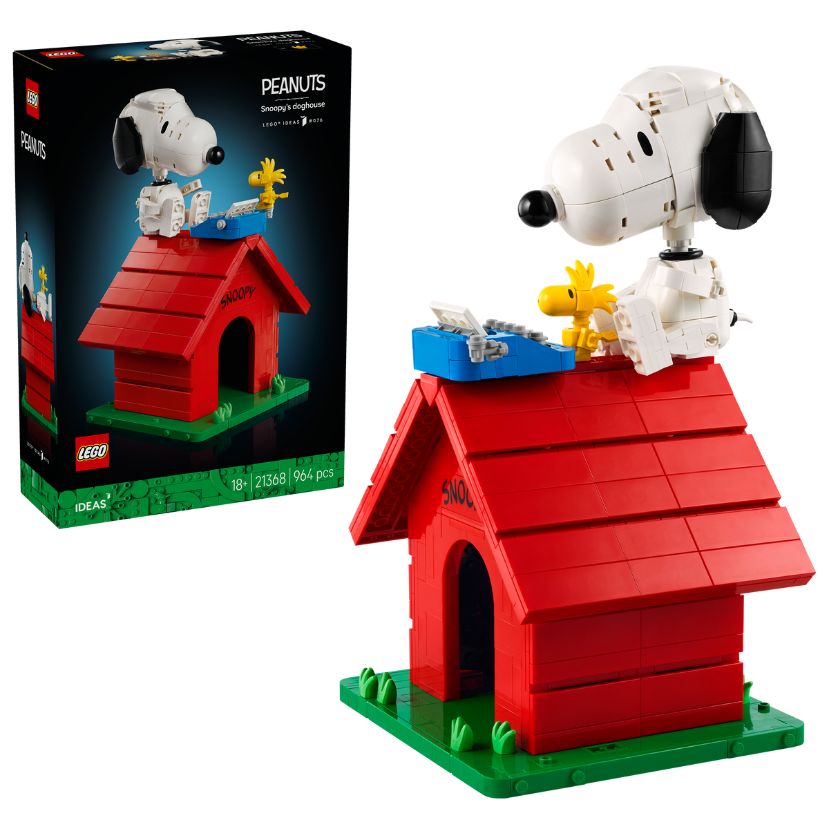 LEGO® Ideas – Peanuts: la cuccia di Snoopy (21368)