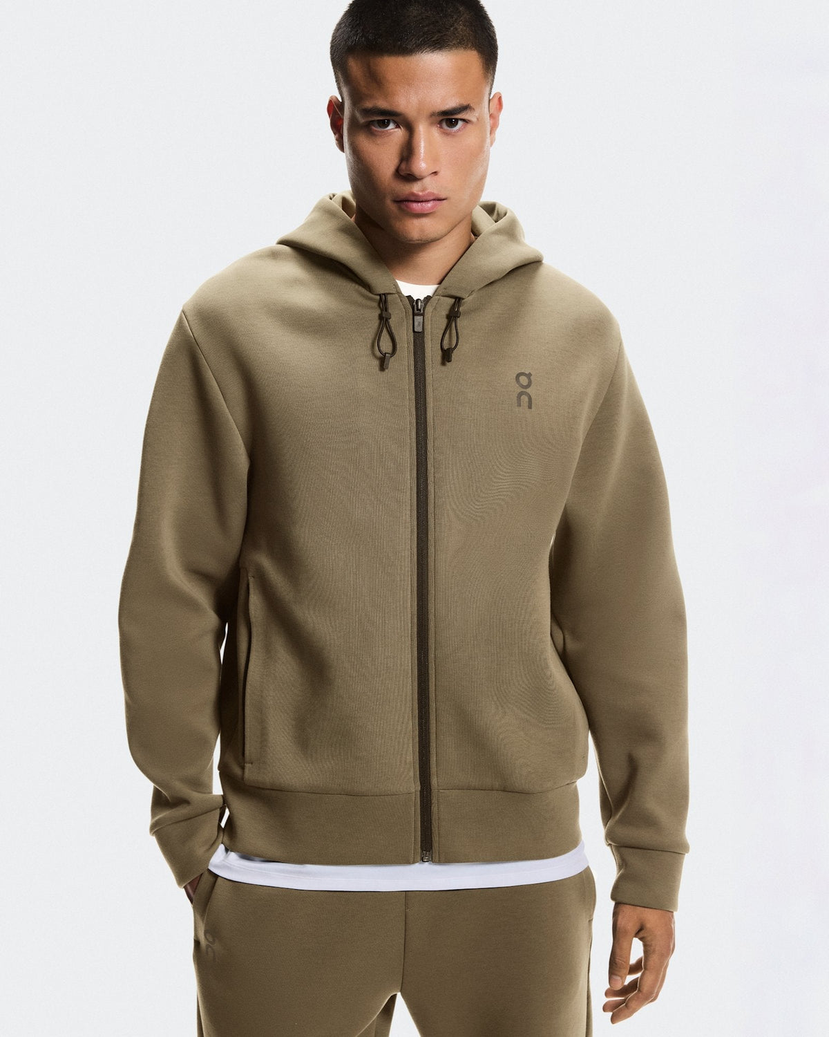 Focus Tech Zip Hoodie Uomo