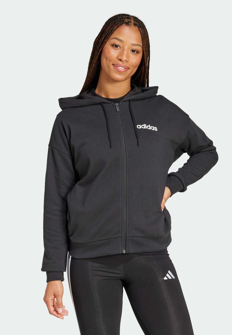 adidas Sportswear Essentials Linear Full Zip Hoodie – Felpa con zip Donna
