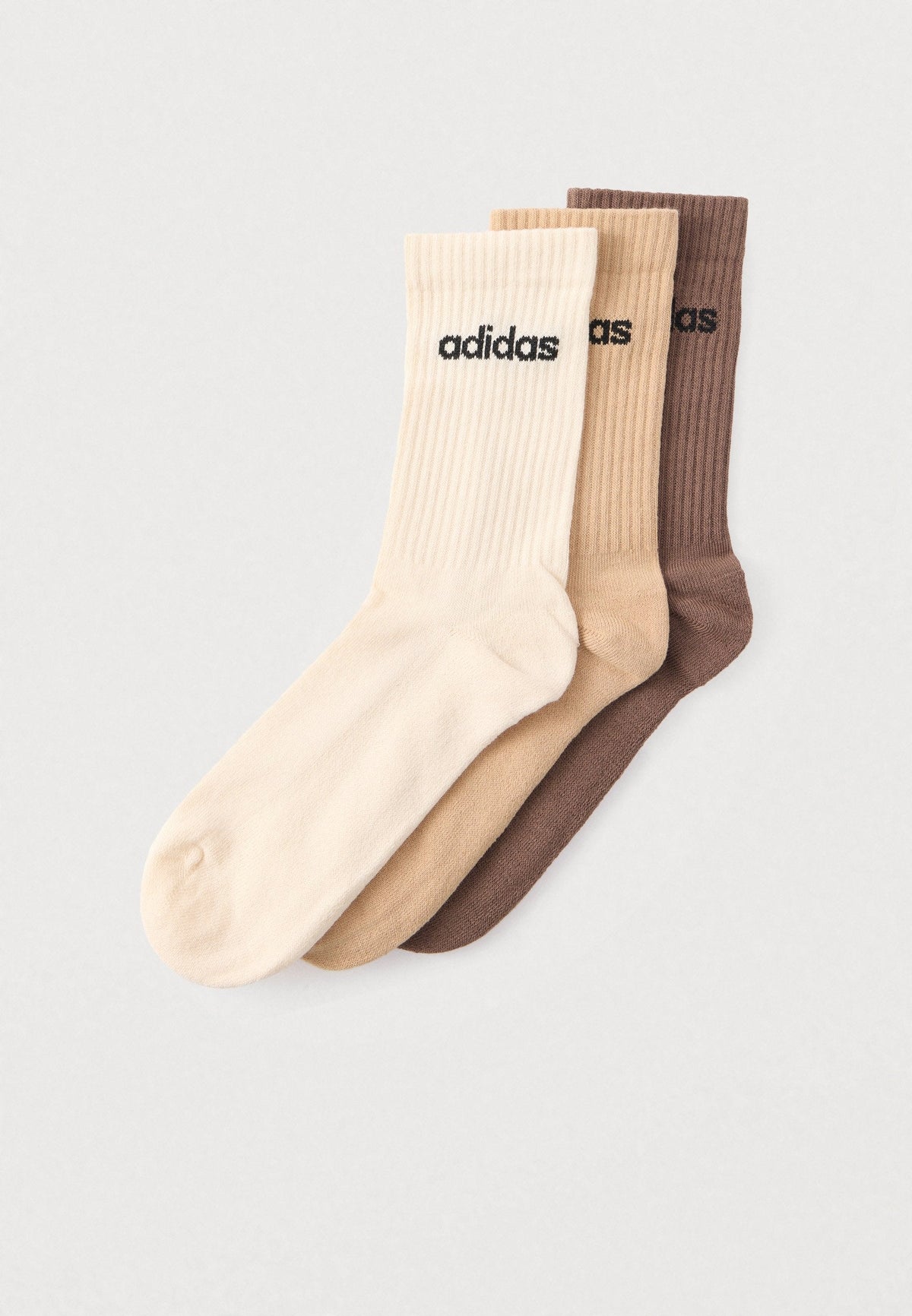 adidas Performance Linear Crew Socks Cushioned Socks Unisex 3 Pair Pack – Calzini sportivi