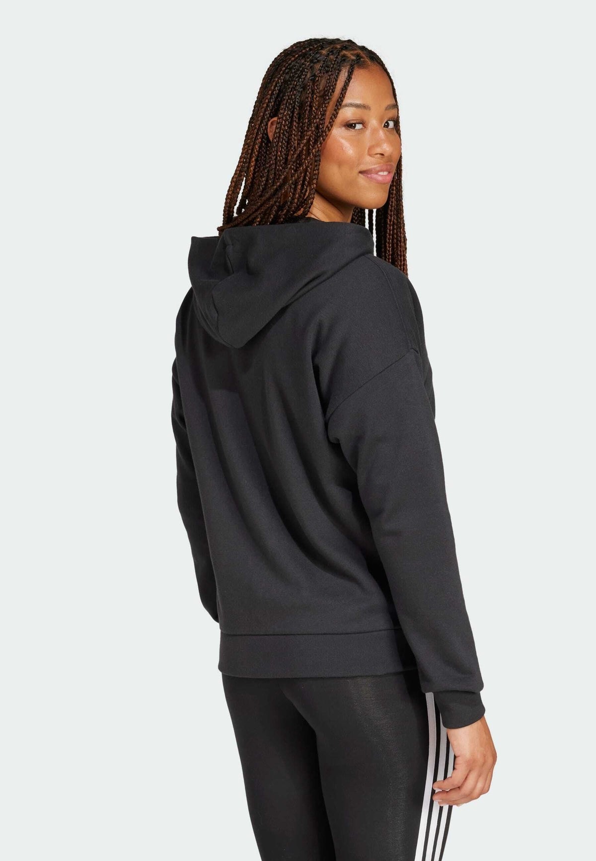 adidas Sportswear Essentials Linear Full Zip Hoodie – Felpa con zip Donna