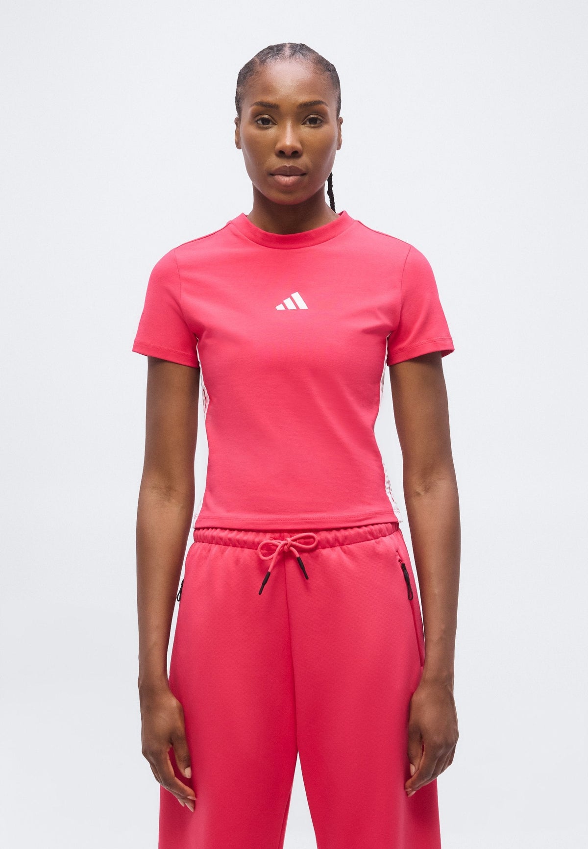 adidas Sportswear Essentials 3 Stripes Slim Baby – T-shirt stampata Donna