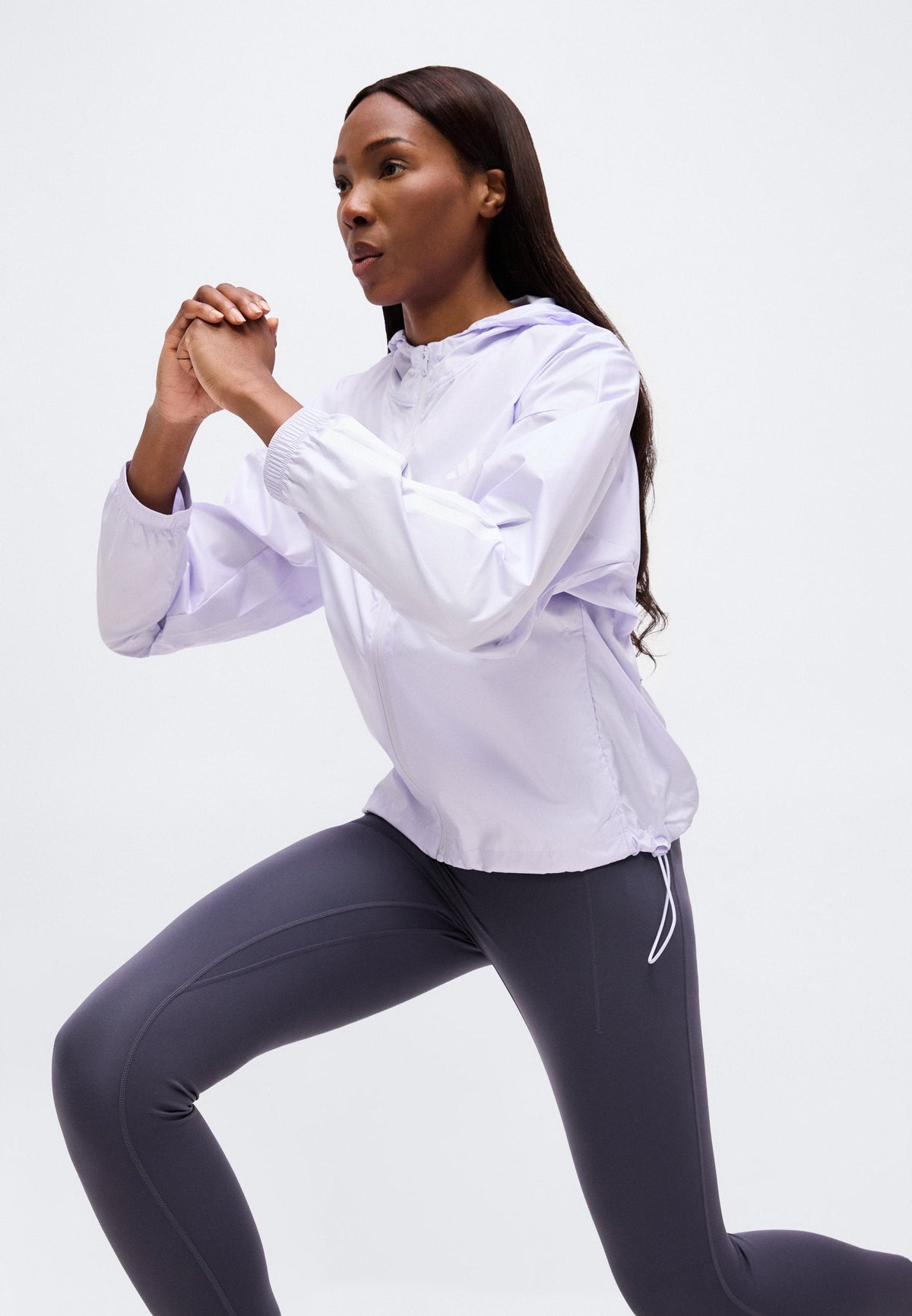 adidas Performance Hyperglam 3 Stripes – Felpa con cappuccio Donna