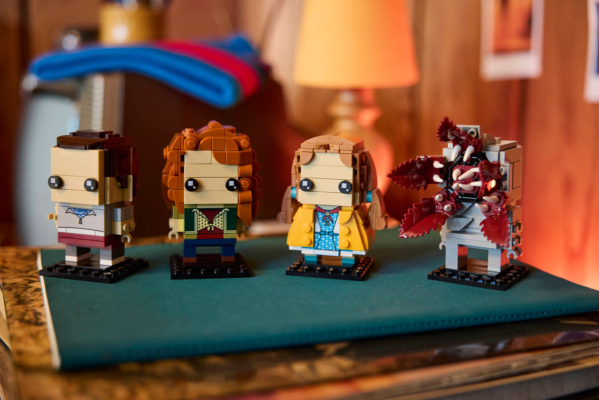 LEGO® BrickHeadz – Personaggi di Undici, Max, Demogorgone e Holly (40879)