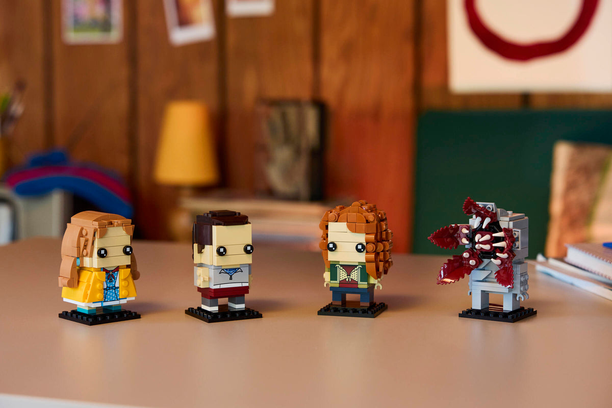 LEGO® BrickHeadz – Personaggi di Undici, Max, Demogorgone e Holly (40879)