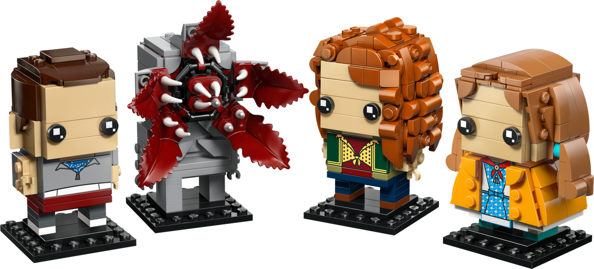LEGO® BrickHeadz – Personaggi di Undici, Max, Demogorgone e Holly (40879)